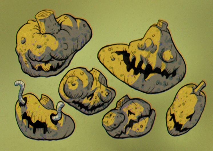 Halloween Pumpkin sketches!